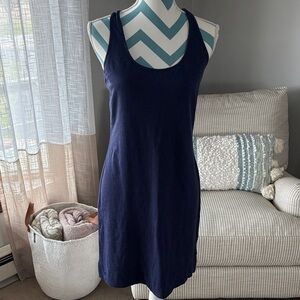 Navy Racerback Tank Dress